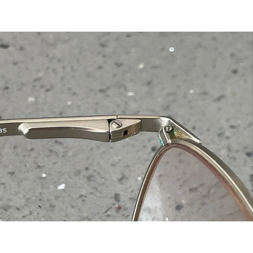 Luxottica 438 Seafoam blue Eyeglasses Frames ONLY Full Rim 54-19-135 Italy